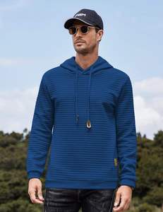 Pull à capuche personnalisé 400 GSM coton polaire chaud doux intérieur hommes Streetwear plaine surdimensionné coupe sweat à manches longues - Product Image 4