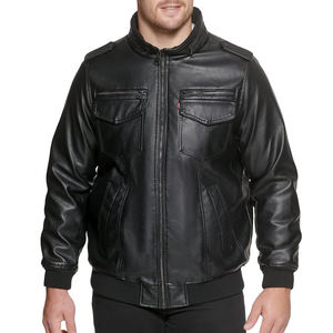 แจ็คเก็ตหนังแท้คุณภาพสูงสำหรับผู้ชาย แจ็คเก็ตมอเตอร์ไซค์หนังแท้ สีสันตามสั่ง - Product Image 5