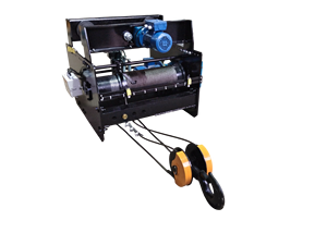 5 TON 6 MTR Heavy Duty Metal Electric Wire Rope <b>Hoist</b> Crane Trolley | IP65 Protection Industrial Lifting Equipment with Thruster - Product Image 3