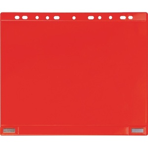 Magnetic <b>Document</b> Pocket for DIN <b>A4</b> 265 X 315 Mm Red-TARIFOLD File <b>Folder</b> Accessory - Product Image 1