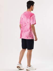 2025 Nueva camiseta de hombre en blanco de algodón 100% de peso pesado, camiseta de gran tamaño con logotipo personalizado, camiseta gruesa de 17 colores - Product Image 5