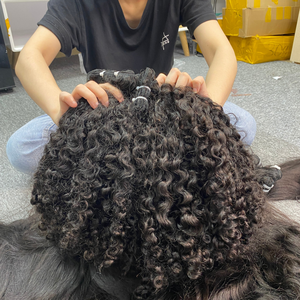Pelo rizado natural Fabricante de Vietnam Cabello tejido profesional Muchas texturas OEM Longitud Cabello Alta calidad Remy Virgen Camboyano - Product Image 3