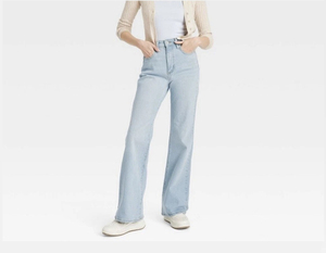 Pantalons en jean en toile pour femmes, taille haute, coupe droite et skinny, vente directe d'usine, OEM, tendance hivernale, best-seller - Product Image 2