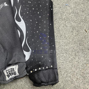 Sudadera con capucha y cremallera con etiqueta personalizada de calidad superior más demandada, sudaderas con capucha impresas en fábrica hechas a precio barato, sudaderas con capucha para hombres - Product Image 3