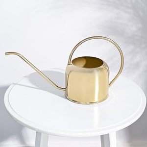 Golden Elegance The Luxe Watering Can For Your Garden Shimmering <b>Gold</b> A Stylish Watering Can For Plants - Product Image 1