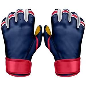 Guantes de bateo de béisbol profesionales, agarre antideslizante Flexible, acolchado suave en la palma, soporte transpirable, Material de cuero para uso diario - Product Image 1