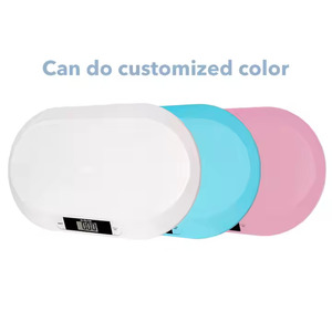 Báscula de peso digital infantil blanca inteligente, capacidad de 30KG para baño conectado por Bluetooth, báscula para bebé alimentada por batería - Product Image 3