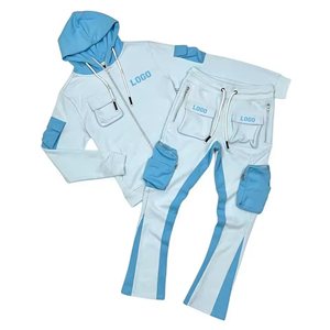 Conjunto Deportivo Personalizado para Hombre, Diseño Propio, Talla Grande, Múltiples Colores, Sudadera y Pantalones Deportivos, Conjunto Jogger para Hombre con Color Personalizado - Product Image 2