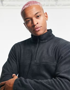 Offre Spéciale nouveau Design Style hommes thermique polaire sweat demi 1/4 sweats zippés haute qualité hiver pull sweat - Product Image 6
