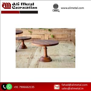 Soporte de pastel de madera moderno más vendido con mango buen precio hogar Hotel utensilios de cocina accesorios para decoración de pasteles - Product Image 3