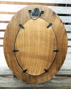 Handmade Modern Floral Pattern <b>Mirror</b> <b>Frame</b> with Mother of Pearl Inlay Wall Decor for Home and Office Use by ARTISAN AURA - Product Image 4