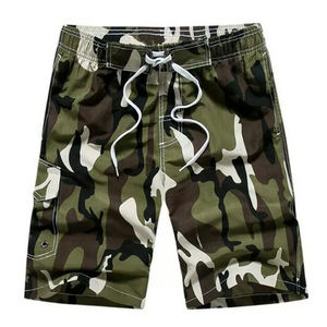 Shorts de bain décontractés personnalisés pour hommes, imprimé camouflage, séchage rapide, pour l'été, la plage et le surf, en tissu Oxford écologique avec logo – Vente en gros - Product Image 4