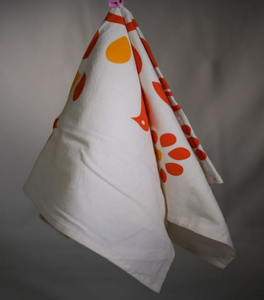 100% coton biologique farine sac serviettes de cuisine imprimé fleuri réutilisable torchon séchage rapide écologique durable personnalisable - Product Image 1