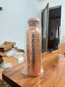Diseño único Botella de cobre de la mejor calidad Botella de cobre de lujo con botella de agua de cobre puro ancho al vacío sin Bpa de alta calidad - Product Image 2