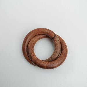 Anneaux de serviette de Noël décoratifs en bambou, lisses, simples, faits à la main, écologiques, pour la décoration de table de mariage, dîner, fête, 1,5 pouce, lot de 12 - Product Image 3