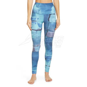 New Style Custom Made High Quality Women Legging Solid Color Spandex/Polyester Breathable Fleece Made in Pakistan - Product Image 2