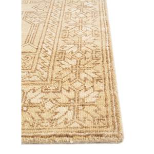 Tapis en laine noué à la main Erbe AKWL-3106(CM-01) - Tapis rectangulaire géométrique classique pour salon - Fait main pour usage domestique - Product Image 3