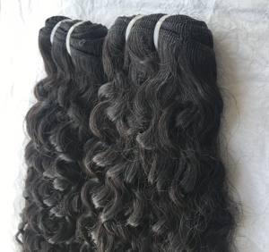 Extensión de cabello humano rizado para mujer, mechones de cabello humano sin procesar, Remy, virgen, indio, sin procesar - Product Image 4