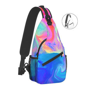 Trending Unisex Custom Men's Practical Sports Style Crossbody Messenger Bag with Unique Pattern Trending <b>Chest</b> Bag Design - Product Image 2