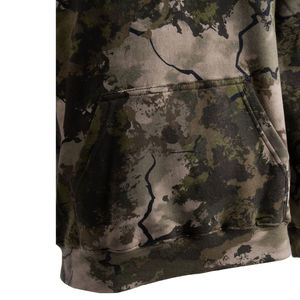 Sudadera con capucha para hombre con estampado digital de jungla de árbol real personalizada, sudadera de algodón de lujo en blanco de gran tamaño y peso - Product Image 5