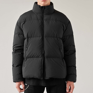 Service personnalisé d'OEM de haute qualité rembourrage épais Streetwear de luxe en forme de boîte doudoune pour les vestes de style décontracté des hommes - Product Image 4