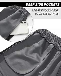 High Quality Custom 150G Mesh Shorts Men Blank Basketball Double <b>Layer</b> Beach Shorts Summer Mesh Shorts - Product Image 5