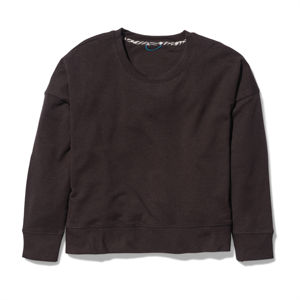 2025 sudaderas coreanas de algodón liso largo Unisex hombro caído sudadera de lana mujer sudadera personalizada Sudadera de cuello redondo - Product Image 5