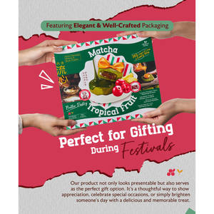 Poudre de pâtisserie artisanale au matcha et aux fruits tropicaux, saveur crème anglaise, de Malaisie - Product Image 4