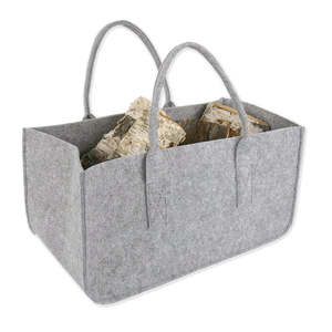 Sac de transport pour bois de chauffage en feutre gris clair pour la cuisine - Product Image 5