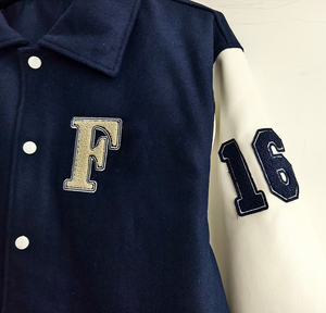 Winter Season Women's Long Sleeve <b>Patchwork</b> <b>Top</b> Fashion Varsity Jacket Hot Sale Custom Wear Women's Baseball For Sale - Product Image 3