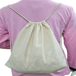 Sac à dos à cordon de serrage personnalisable pour homme, imperméable, style tendance, avec doublure en coton biologique pour le sport et les activités de plein air - Product Image 6