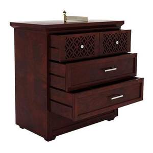 Mesa con Cajones Multifuncional, Superficie de Madera, Elegante y Compacta, Acabado en Madera, Mesa con Cajones con Recubrimiento Ecológico, Duradera - Product Image 6