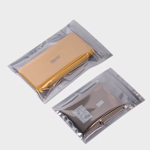 Bolsas de protección antiestática plateadas grises resellables con cierre zip ESD para electrónica, PCB, reacondicionamiento de portátiles y reciclaje. - Product Image 1