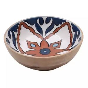 Bol en bois de service, bol en bois fantaisie, décoration d'intérieur, dessus de table de cuisine - Product Image 2