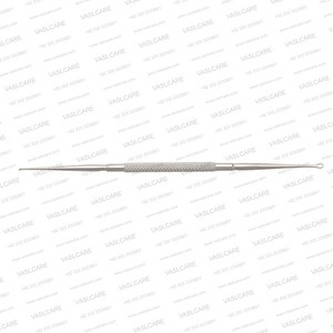 ช้อนตักและตะขอขนาด2มม. X 3มม. ขนาด2.5มม. ความยาวโดยรวม180มม. เครื่องมือสำหรับผ่าตัดโดย vaslcare - Product Image 4