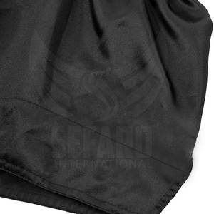 Pantalones cortos de Muay Thai para hombre con cintura elástica y ajuste holgado, pantalones cortos de Muay Thai para hombre de talla grande personalizados para adultos - Product Image 5