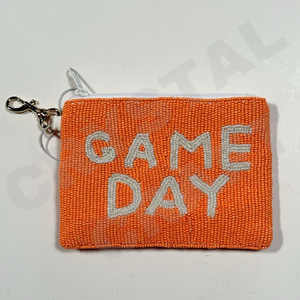 Hermoso regalo personalizado para mamá-monedero con diseño de corazones para niñas billetera con cuentas de semillas accesorio de moda - Product Image 2