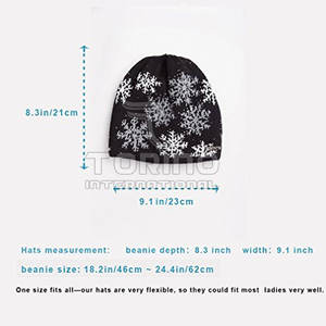 หมวกบีนนี่ผ้าแจ็คการ์ดขนสัตว์100% หมวกบีนนี่2025ใหม่ - Product Image 3