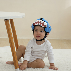<span class=keywords><strong>Casque</strong></span> de sécurité pour bébé Mambobaby Shark, protège-tête réglable pour tout-petits pour ramper et marcher - Product Image 3