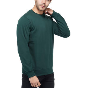 Sweat-shirt à capuche unisexe à manches longues, hauts de sport de couleur unie pour hommes, vêtements décontractés personnalisés, vêtements de base en coton mélangé - Product Image 2