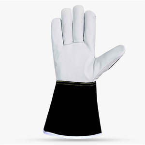 Gant en peau de chèvre de qualité supérieure ORIGINAL SKATIQ SG-7015 avec 5 brassards de protection antidérapante contre les coupures (IMPACT) - Product Image 5