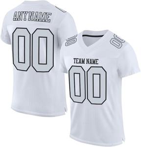 Camisetas de Fútbol Americano Personalizadas OEM del Fabricante 2026, Tejido de Poliéster Transpirable de Secado Rápido, Impresión por Transferencia de Calor, Nombres de Equipos - Product Image 2