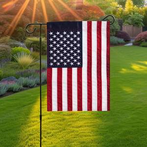 American <b>Garden</b> <b>Flag</b> 12x18 Inches Double Sided Embroidered Small USA American <b>Flag</b> <b>Garden</b> Yard <b>Flags</b> for Outside Patriotic - Product Image 2