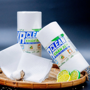 Krclean Paños de Limpieza de Cocina Superabsorbentes, 100 Hojas, 20x22 cm, Paños Blancos para Limpiar Platos y Mesas, Muestra Gratis - Product Image 1