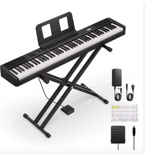 Best Selling Brand New Donnering DEP-20 Lite Digital Piano Keyboard 88 <b>Weighted</b> Key With <b>Stand</b> Pedal - Product Image 1