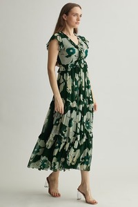 Vestido largo indio de algodón con bloque de mano, ropa de verano, estampado floral, vestido elegante para mujer, regalo de dama de honor, regalo para su niña, informal - Product Image 2