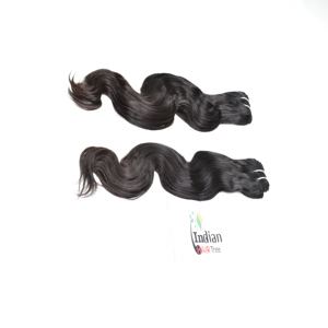 Wholesale Cheap Indian Remy Virgin Natural Human <b>Hair</b> Bundles Bodywave <b>One</b> Donor chemical processing none Weave Black <b>Extensions</b> - Product Image 5