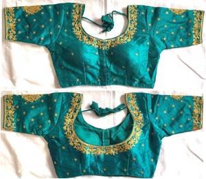 Hermosa Blusa Con Secuencia Pesada, Trabajo De Zari Y Dori - Product Image 1