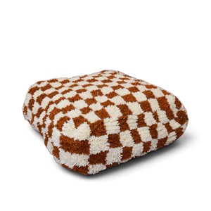 Puf Otomano Cuadrado a Cuadros, Cojín Hecho a Mano, Estilo Bohemio Marroquí, Asiento de Algodón para el Suelo, Decoración para Bodas y Día de la Madre - Product Image 1