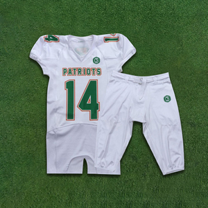 Uniforme de football américain pour enfants personnalisable respirant grande taille manches courtes fabriqué au Pakistan technique de sublimation - Product Image 1